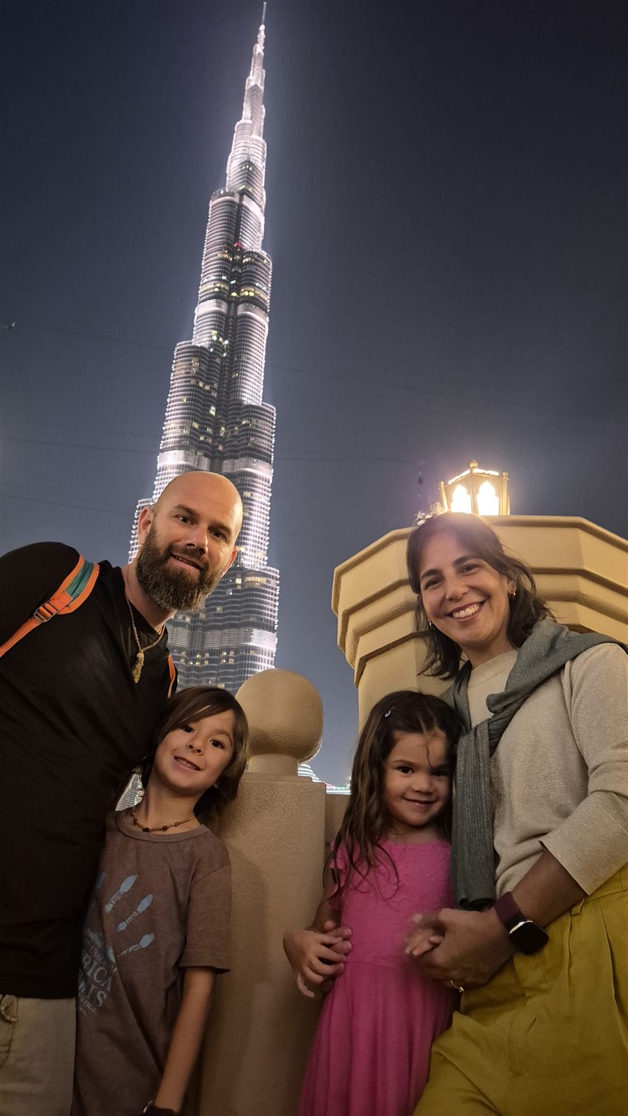On the road as a family