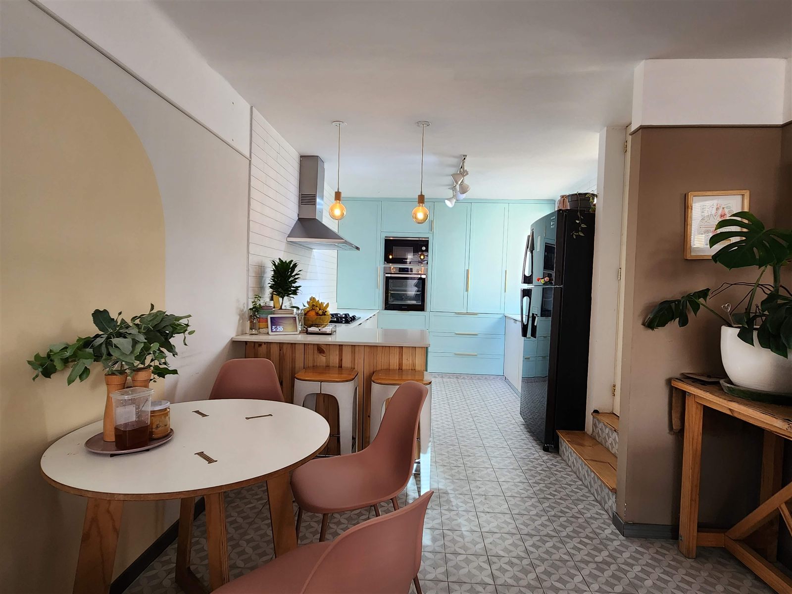 The same space, renovated